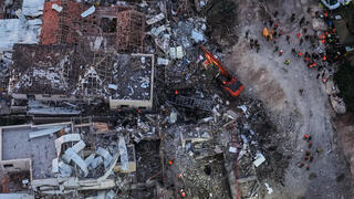 זירת הפגיעה בבית שמש