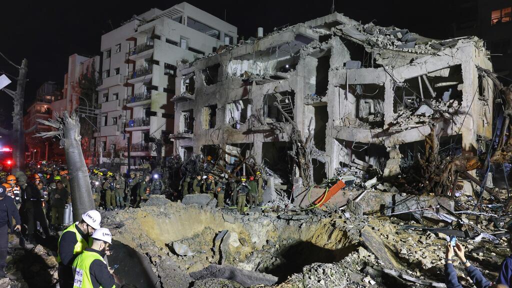 זירת הנפילה בתל אביב