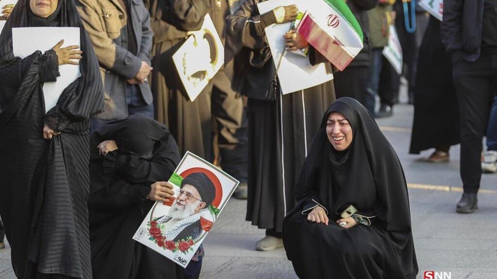 איראן איספהאן מתאבלים על מותו של עלי חמינאי