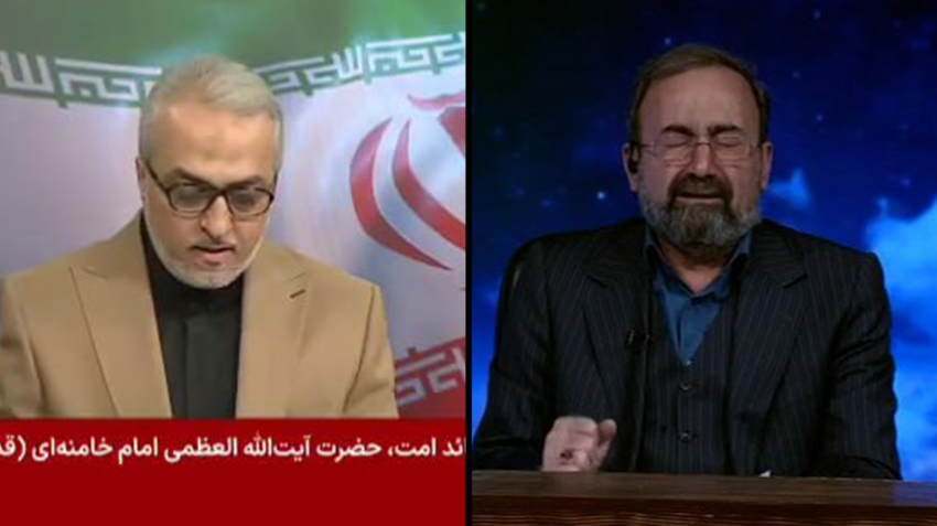 ההודעה בטלוויזיה האיראנית על מות חמינאי