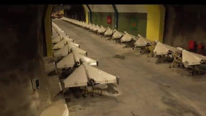 תיעוד ממנהרת הכטב"מים של משמרות המהפכה ממנה יוצאות תקיפות נגד בסיסים אמריקניים