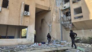 בניין שנפגע בבאר שבע