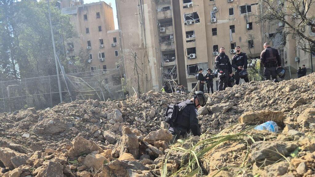 זירת הנפילה בבאר שבע