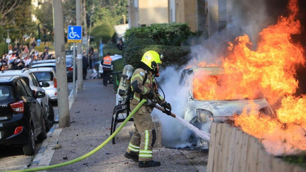 זירת נפילה ברמת גן
