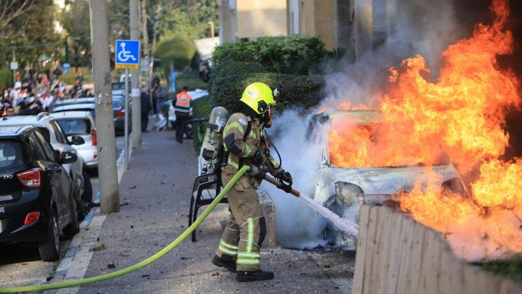 שריפת הרכבים ברמת גן
