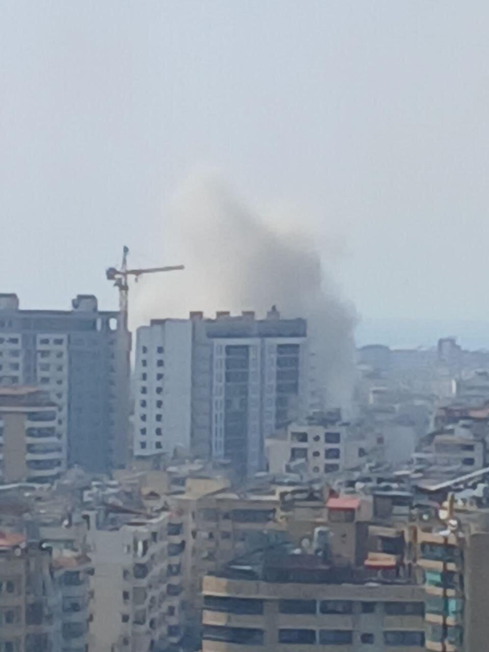 Israeli strike in the Dahieh district of Beirut תקיפות בדאחייה