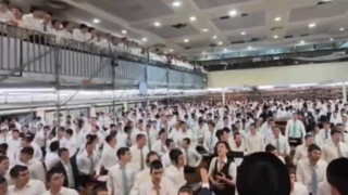 התקהלות אסורה בערב פורים בישיבת פוניבז'