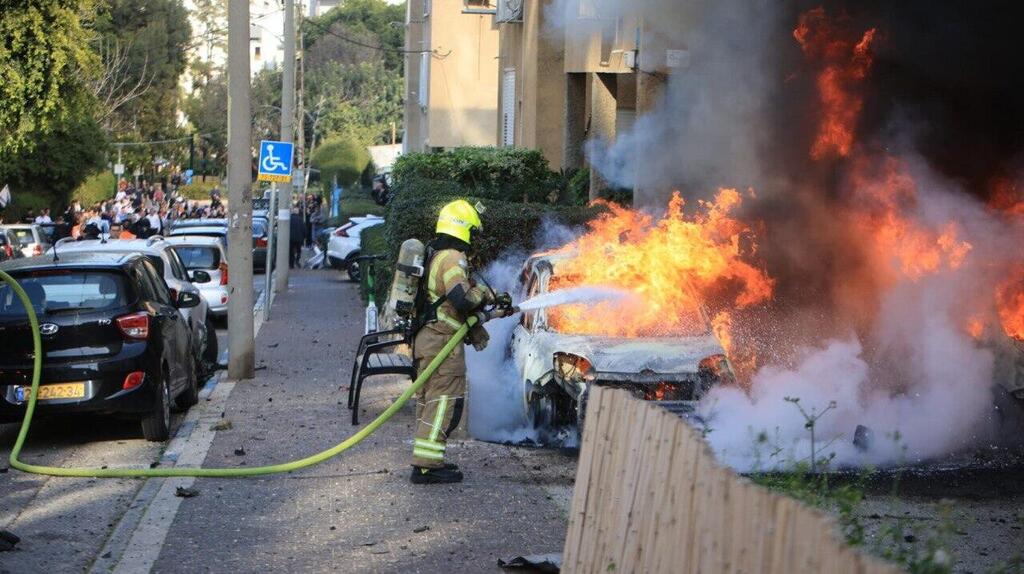 שריפה באחת הזירות ברמת גן