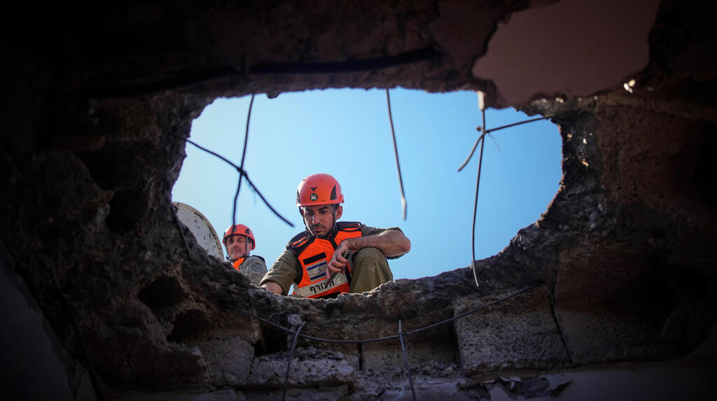 זירת הפגיעה בפתח תקווה