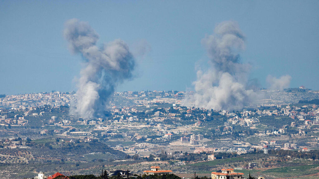 IDF strikes in Lebanon (Photo: Jalaa Marey / AFP) תקיפות בלבנון