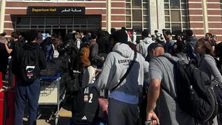 השחקנים הזרים בכניסה למצרים