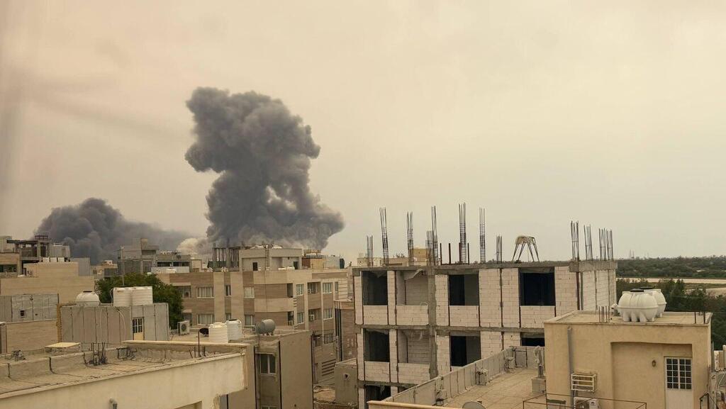 Один из ударов ВВС ЦАХАЛа по целям в Иране תקיפות בבושהר