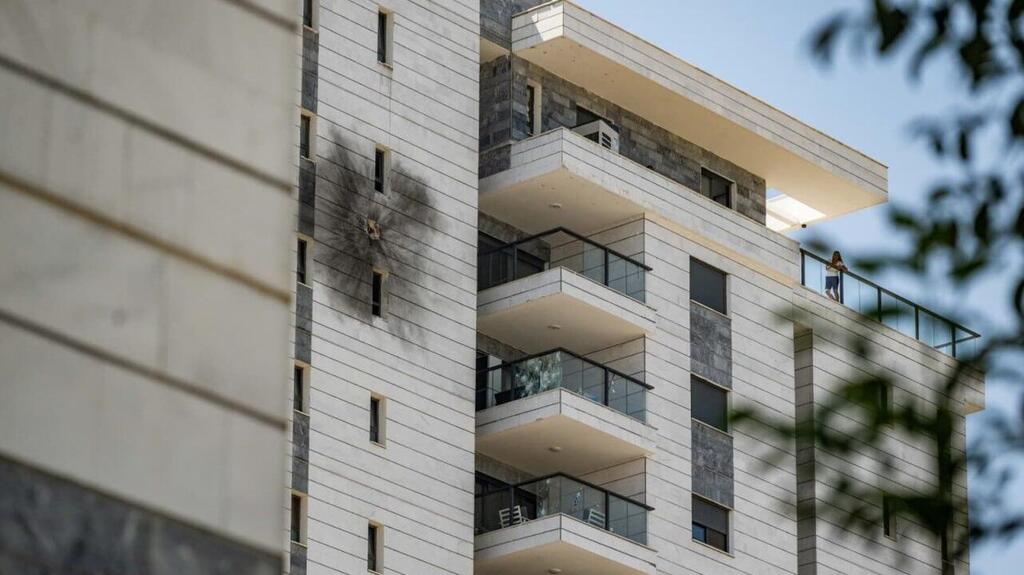 זירת הפגיעה בפתח תקווה