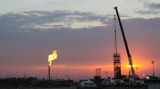 אתר קידוחי הנפט "מגד" ליד ראש העין