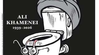 השער של "שארלי הבדו" שהוקדש לחמינאי