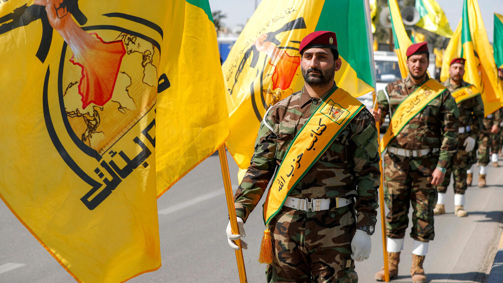 Hezbollah Brigades, a pro-Iranian militia in Iraq (Photo: Ahmad al-Rubaye / AFP) גדודי חיזבאללה, מיליציה פרו איראנית בעיראק