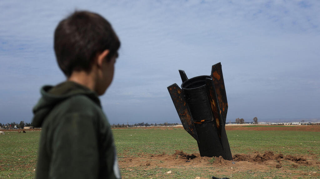 טיל שנפל בסוריה