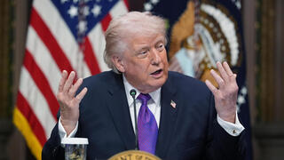 דונלד טראמפ נואם הבית הלבן וושינגטון