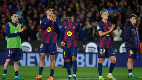 שחקני ברצלונה פרמין לופס, דני אולמו, חואן קאנסלו, ג'רארד מרטין, מארק קסאדו