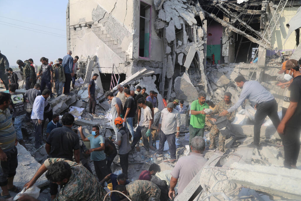 Feb. 28: A girls’ school in Minab, southern Iran, allegedly struck by US forces (Photo: Abbas Zakeri/Mehr News/WANA (West Asia News Agency) via REUTERS ) בית הספר באיראן