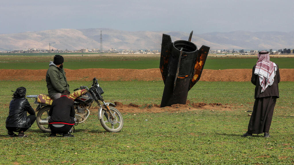 טיל שנפל בסוריה