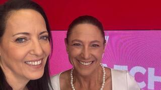 Lihi Lapid (left) and the author