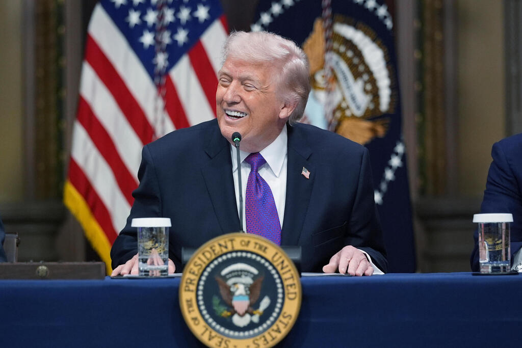 דונלד טראמפ נואם הבית הלבן וושינגטון