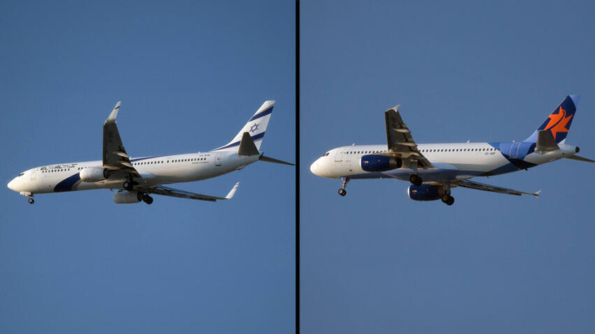 נחיתת טיסות החילוץ הראשונות בנתב"ג, הבוקר