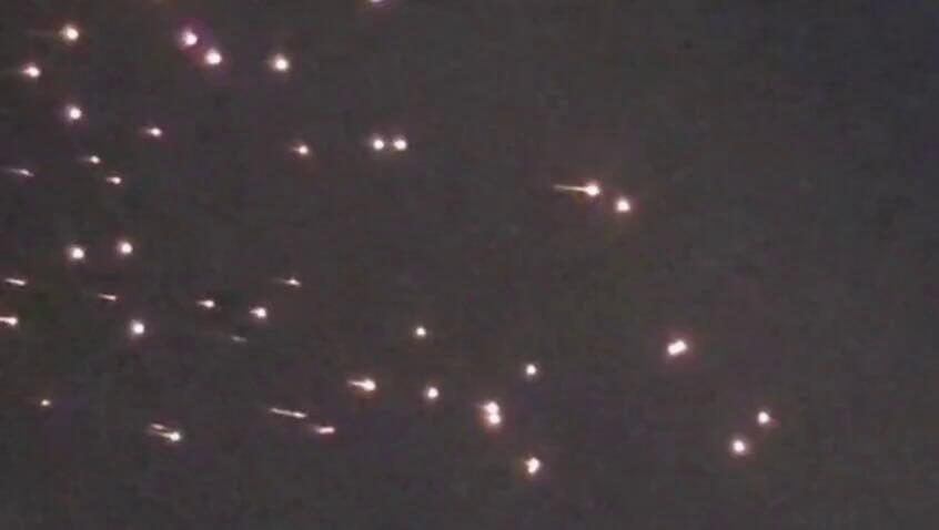 אחד הטילים ששוגר מאיראן