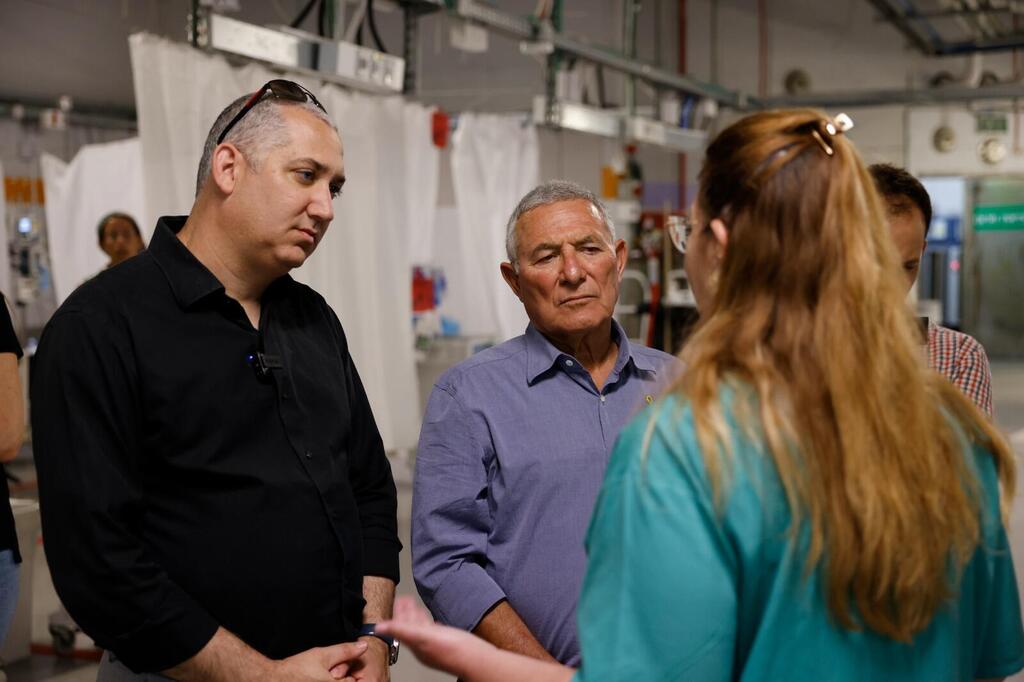 Jewish Agency CEO Yehuda Setton and Chairman Maj. Gen. (res.) Doron Almog 