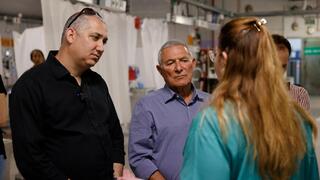 Jewish Agency CEO Yehuda Setton and Chairman Maj. Gen. (res.) Doron Almog 