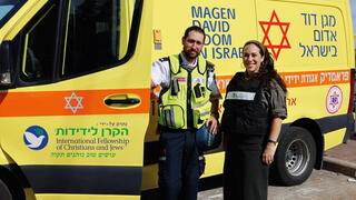 תרומת אמבולנס ממוגן ירי למדא- נובמבר 23 