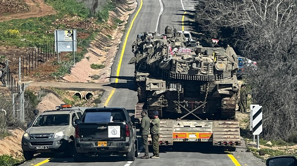 כוחות צה"ל  ליד גבול לבנון