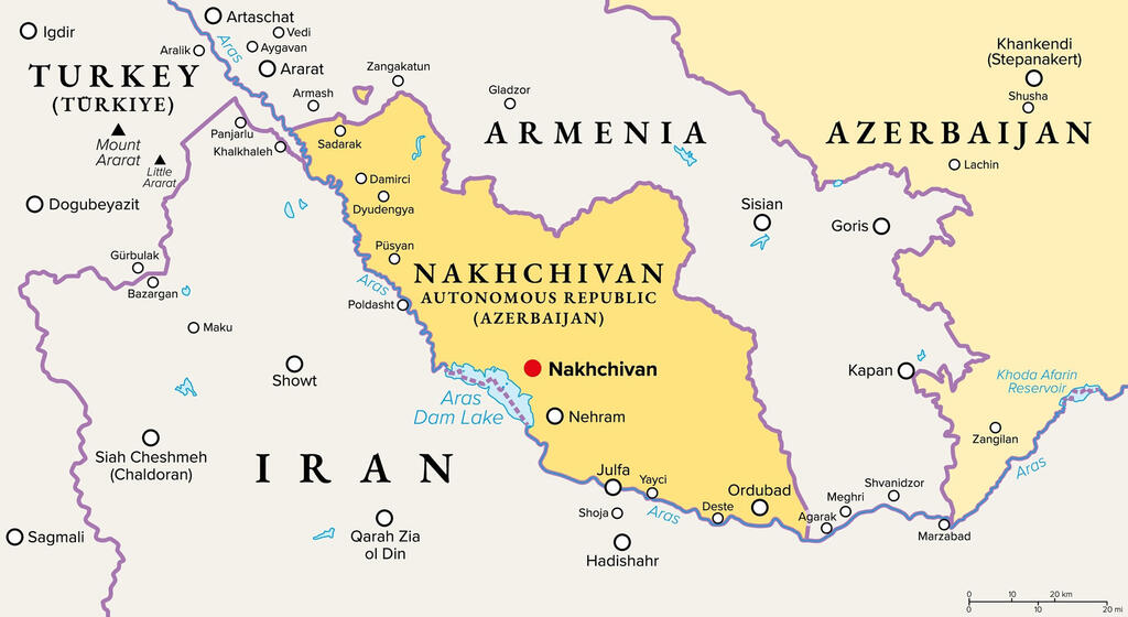 Карта Нахичевань