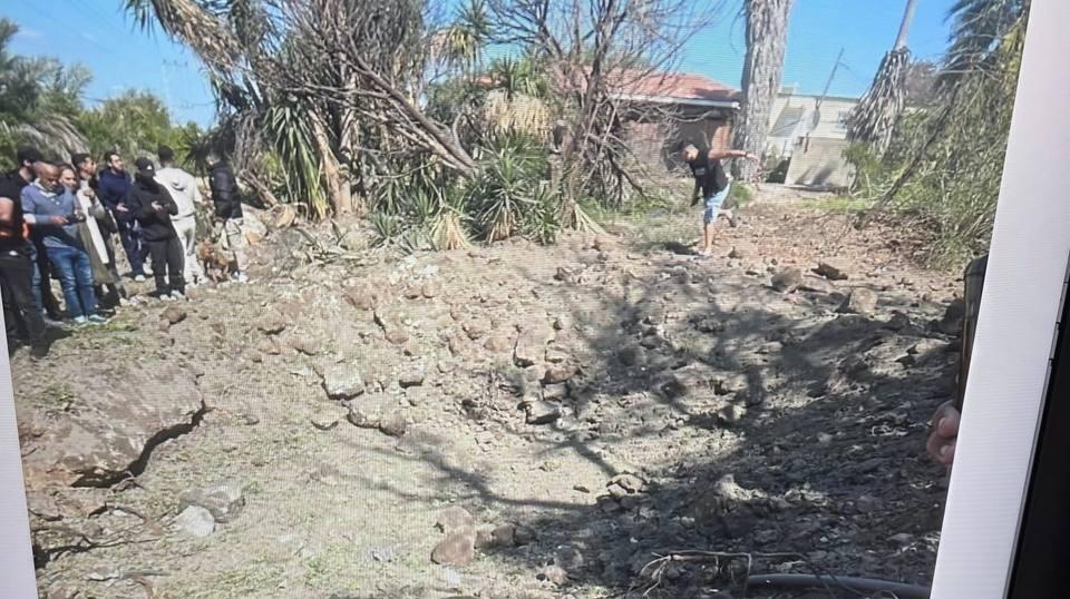 זירת הנפילה במרכז