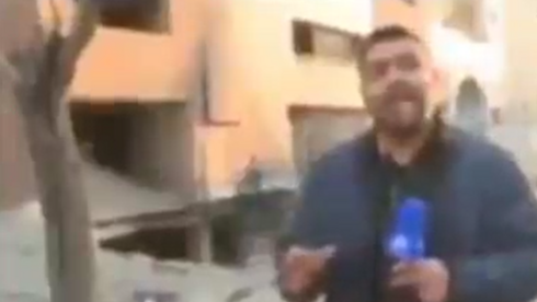 התקיפה הישראלית בזמן השידור הישיר מטהרן