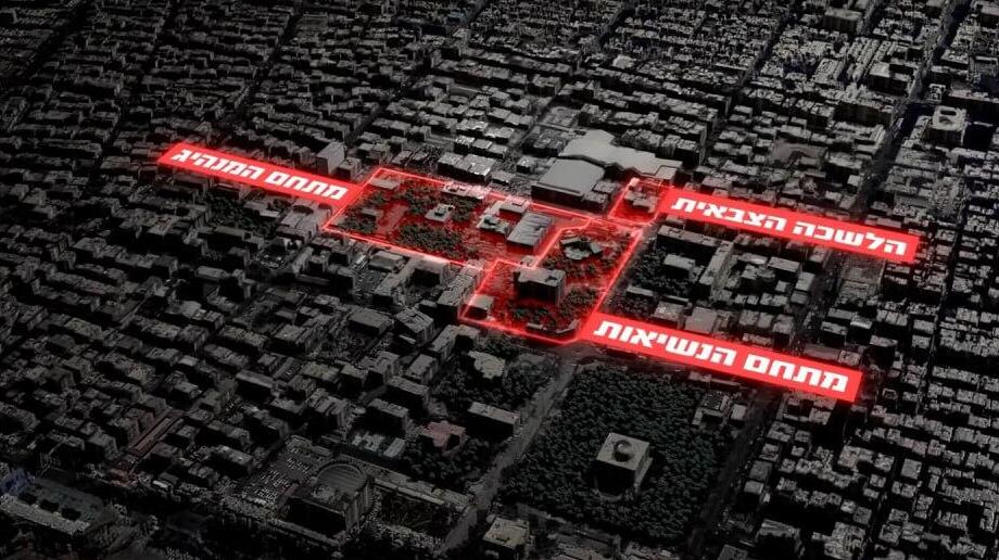 אילוסטרציה של הבונקר של חמינאי