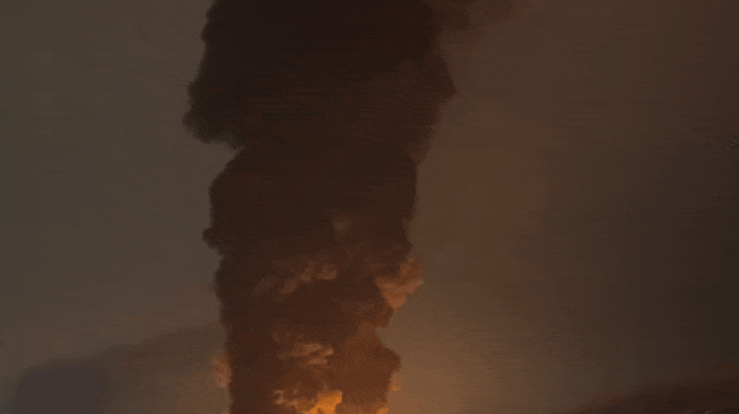 שריפות ענק בטהרן