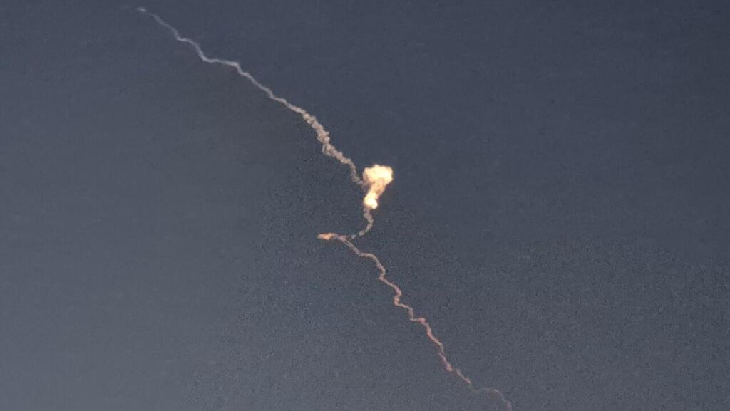 יירוט טיל ששוגר מאיראן לדרום