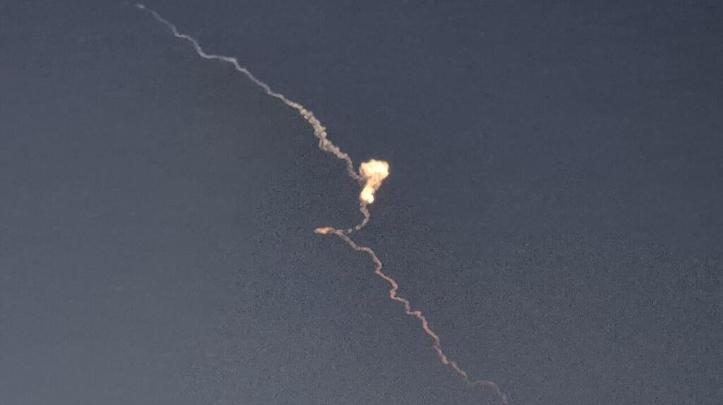 יירוט טיל ששוגר מאיראן לדרום