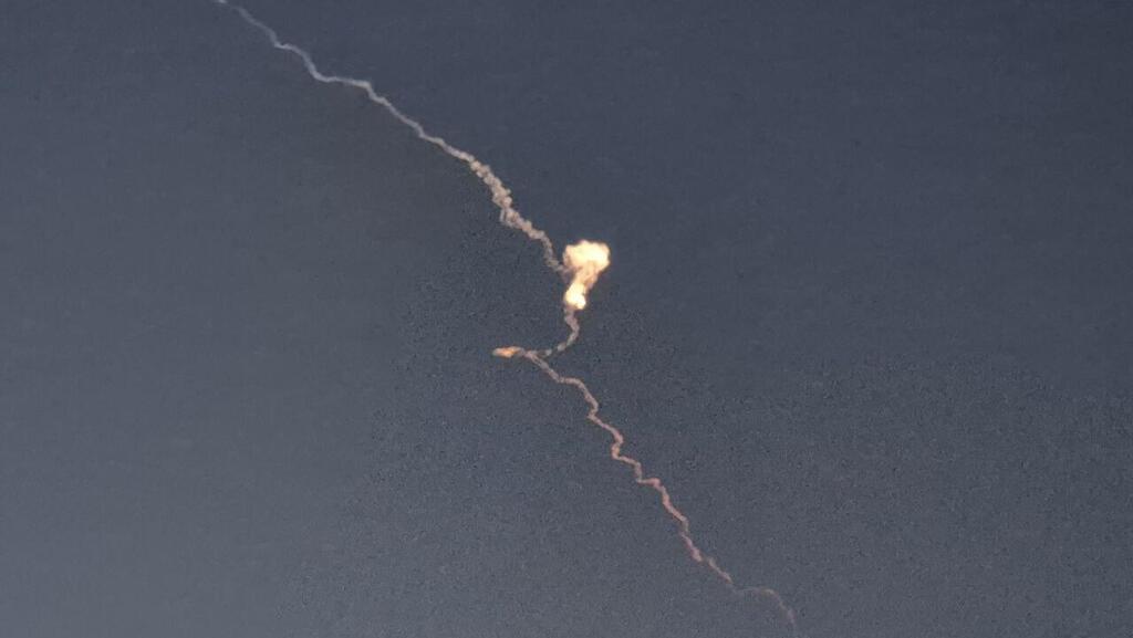 יירוט טיל ששוגר מאיראן לדרום