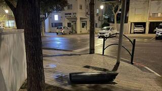 שברי יירוט בצפון הארץ