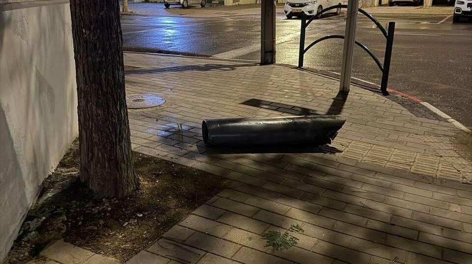 שברי יירוט בצפון הארץ