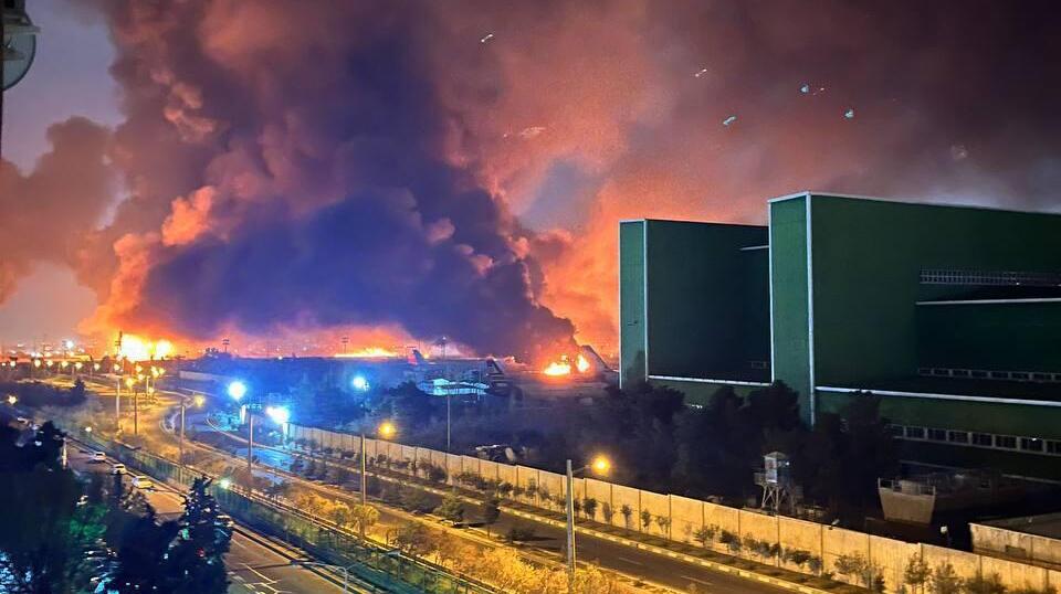 תקיפות בנמל התעופה מהראבאד בטהרן