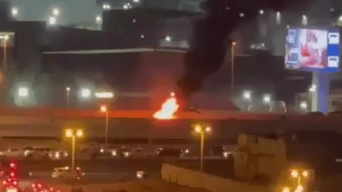 נפילת שבר בכביש 22