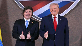 דונלד טראמפ וחאבייר מיליי