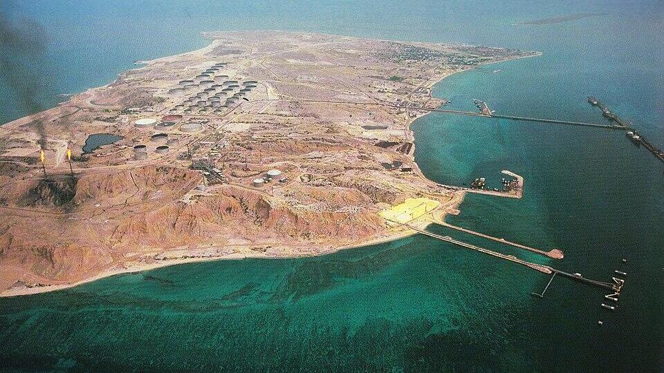 האי אי חארג' איראן מסוף נפט מרכזי צילום 1973