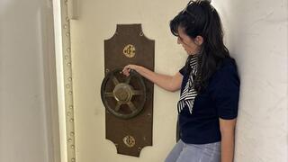 הכספת הענקית שהובאה מאתיופיה