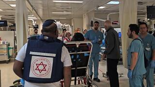 פצוע הגיע לבית החולים בילינסון