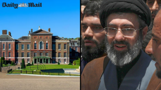 ארמון משפחת המלוכה הסמוך לבניין ובו הדירות של חמינאי